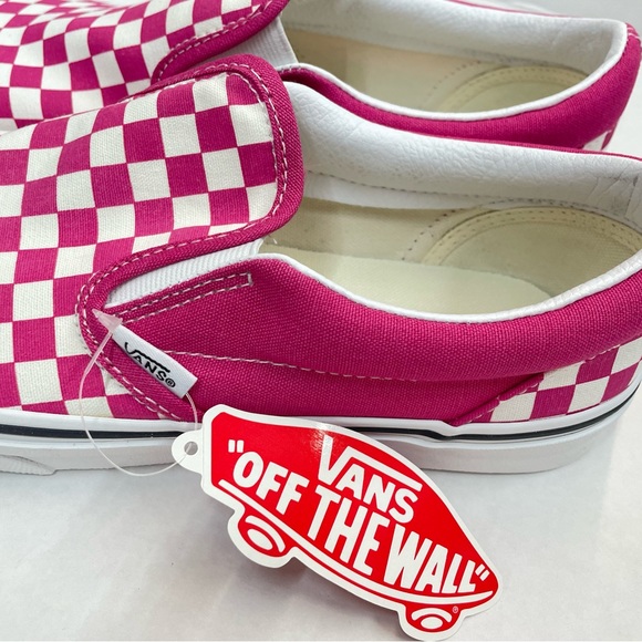VANS Classic Slip-on Sneakers youth 7M pink/white - Picture 3 of 8